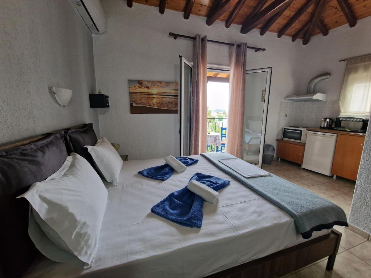 Pansion Pandora Daire İskados Dış mekan fotoğraf