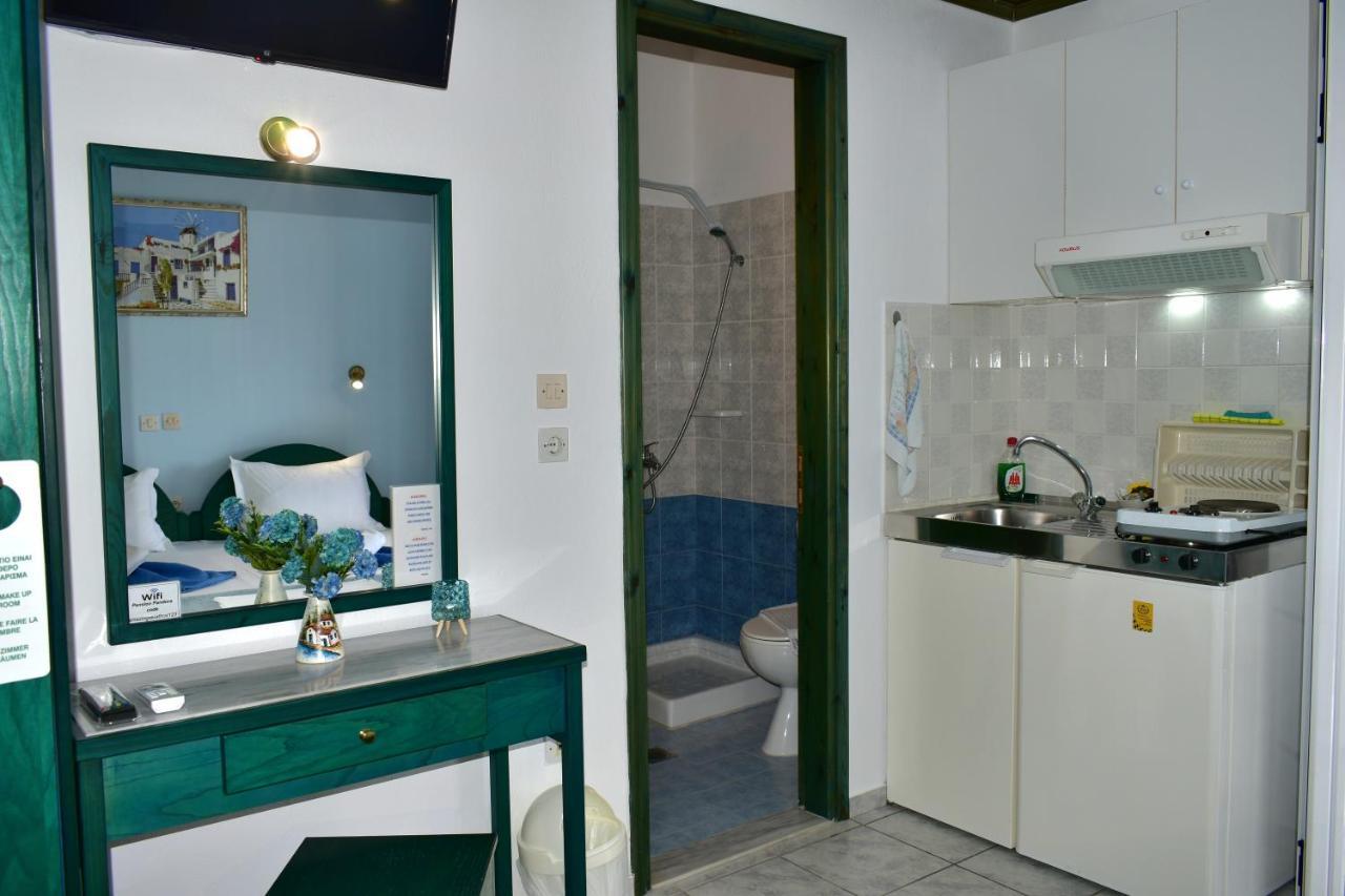 Pansion Pandora Daire İskados Dış mekan fotoğraf