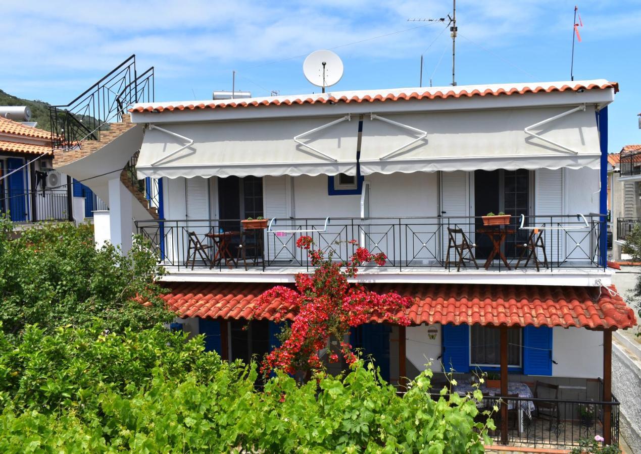 Pansion Pandora Daire İskados Dış mekan fotoğraf