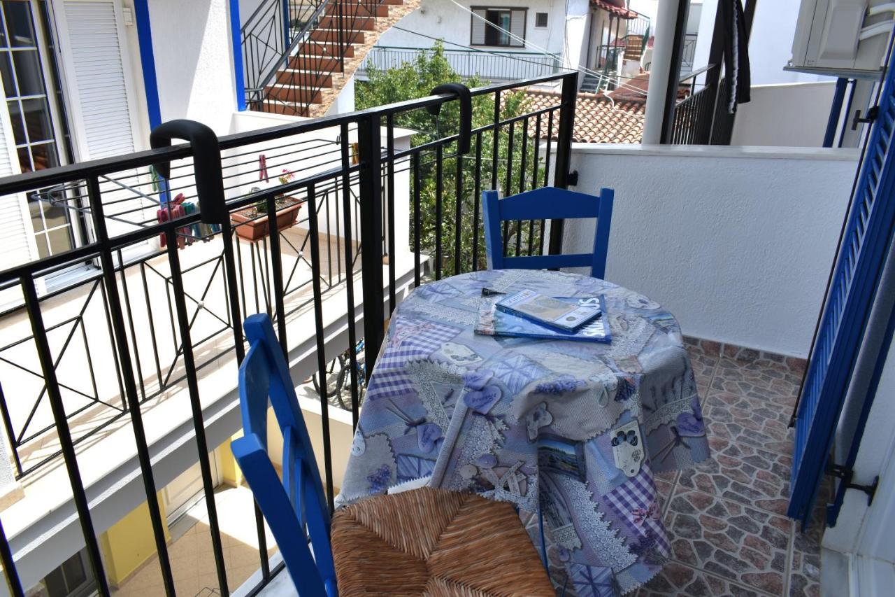 Pansion Pandora Daire İskados Dış mekan fotoğraf