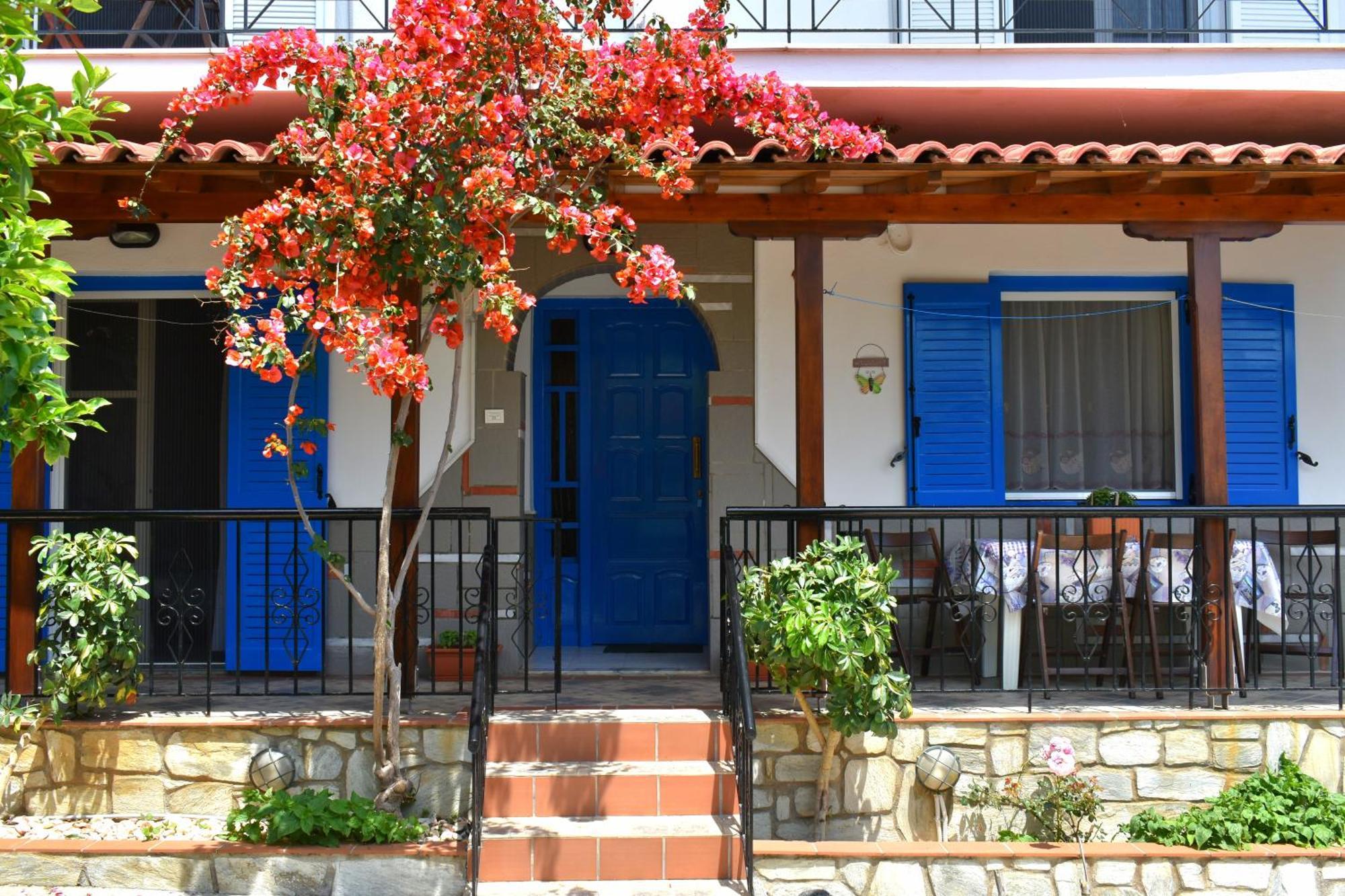 Pansion Pandora Daire İskados Dış mekan fotoğraf