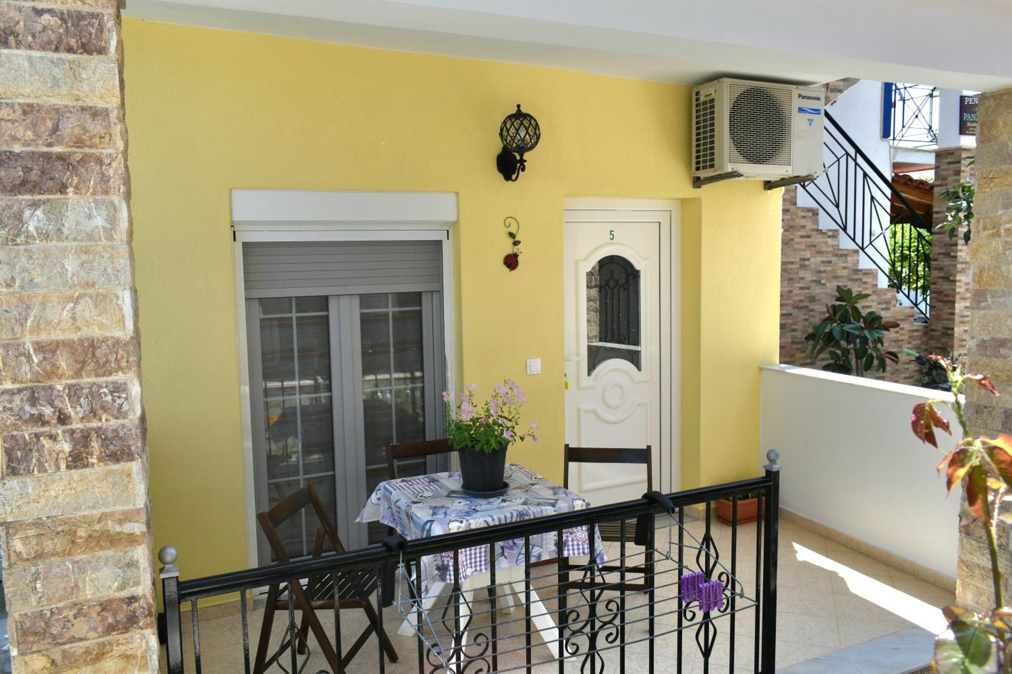 Pansion Pandora Daire İskados Dış mekan fotoğraf
